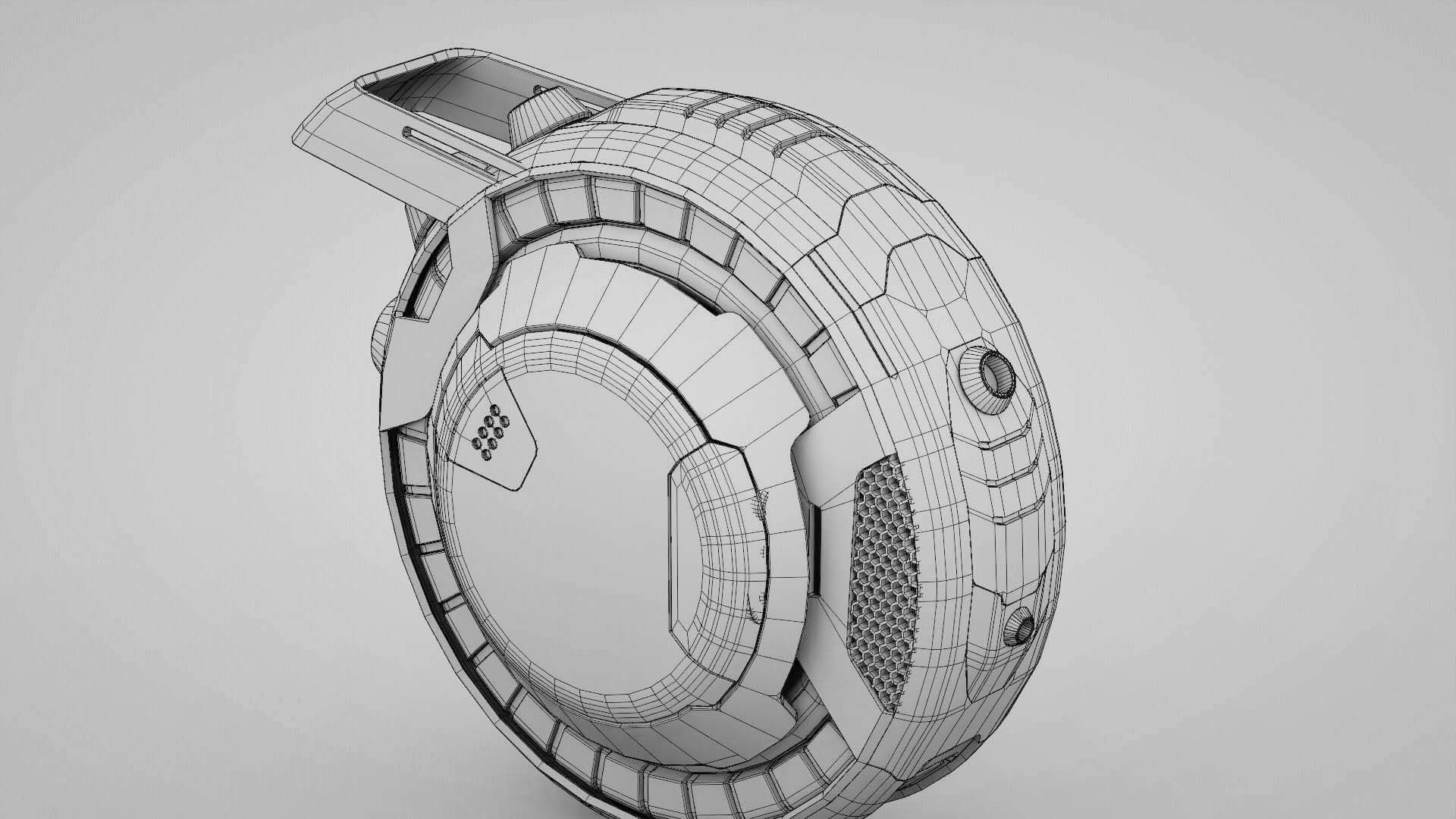 STREET FIGHTER BOT  RIGGED 3D model_36