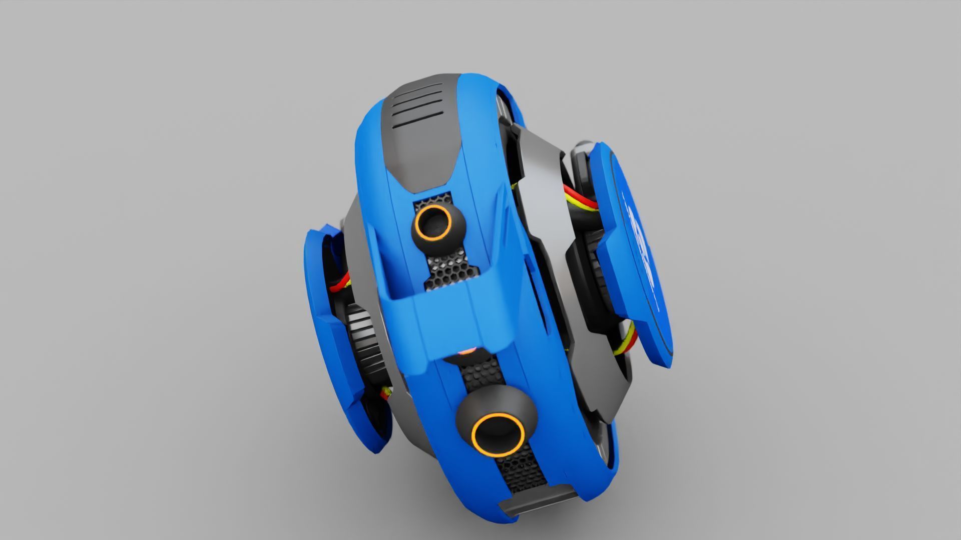 STREET FIGHTER BOT  RIGGED 3D model_20