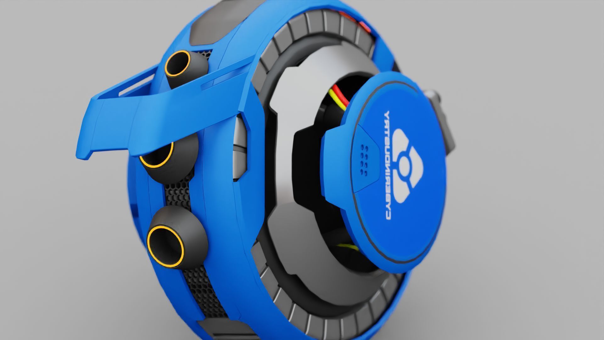 STREET FIGHTER BOT  RIGGED 3D model_7