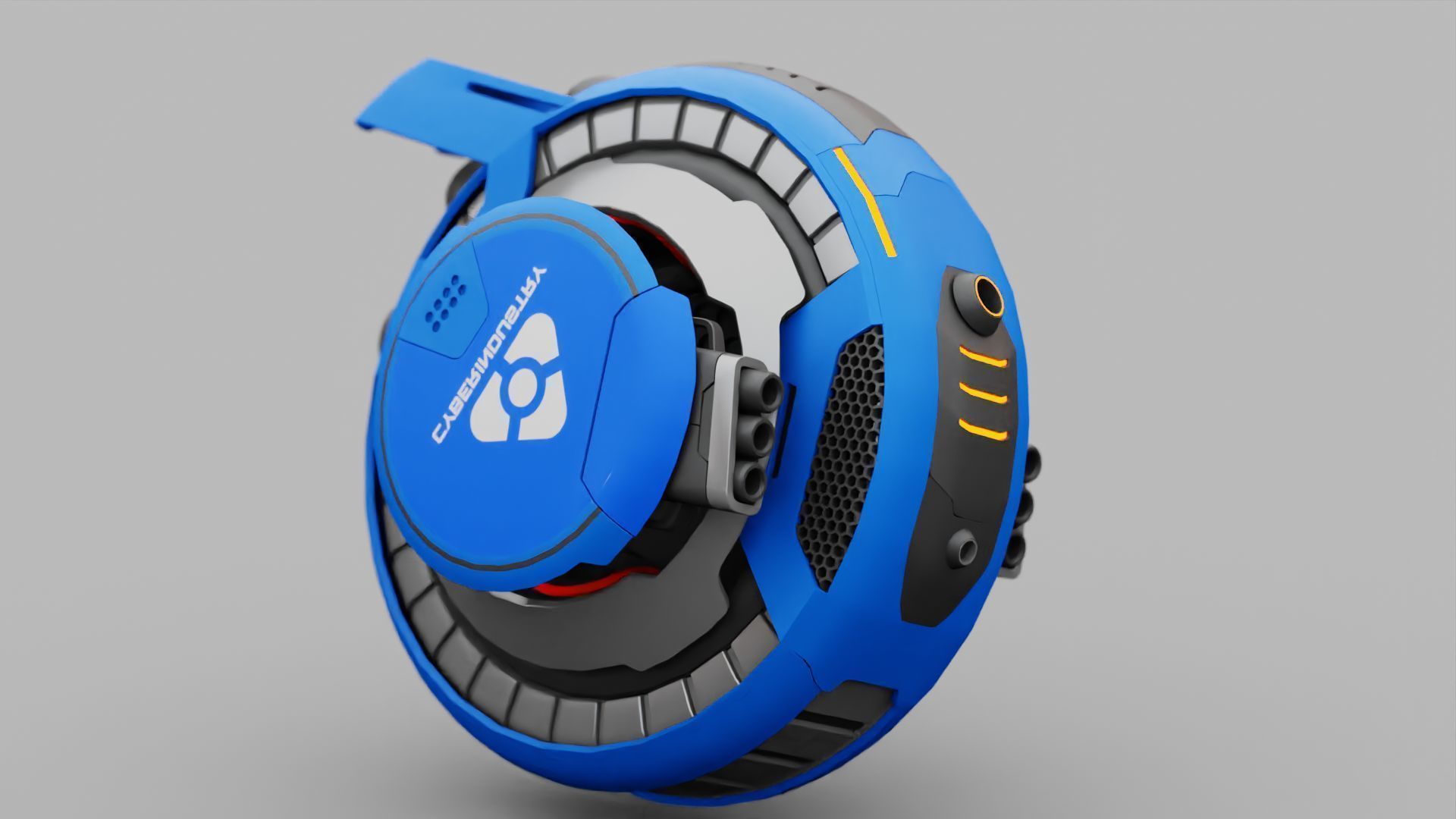 STREET FIGHTER BOT  RIGGED 3D model_11