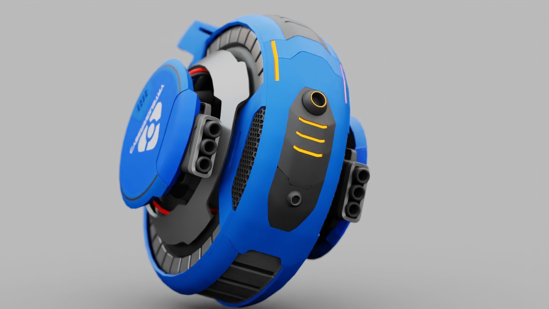 STREET FIGHTER BOT  RIGGED 3D model_12