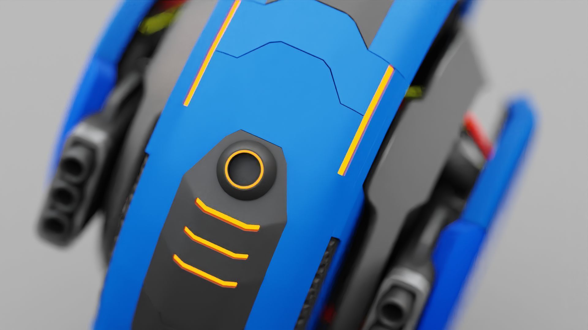 STREET FIGHTER BOT  RIGGED 3D model_26