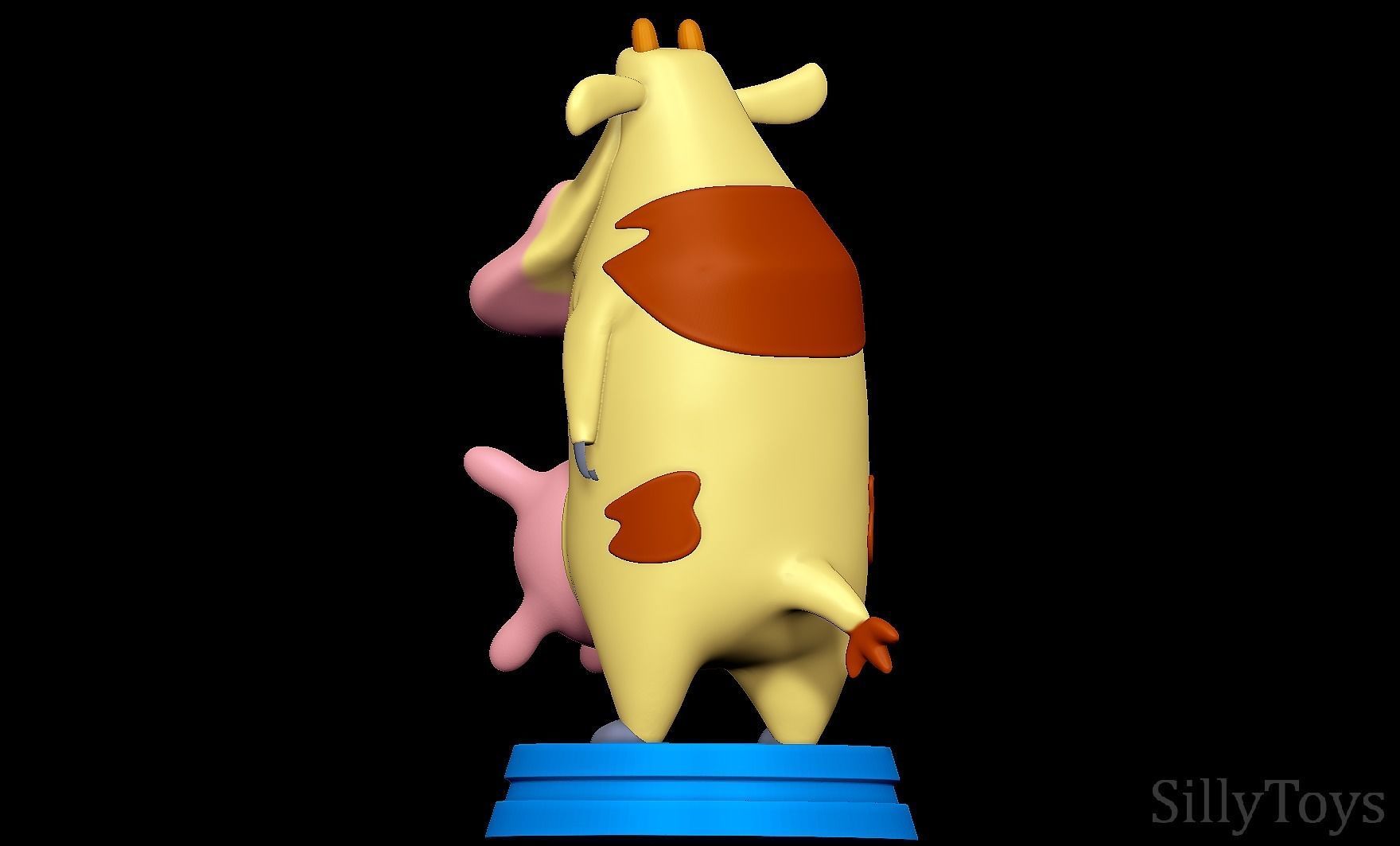 Cow - Cow and Chicken 3D print model_4