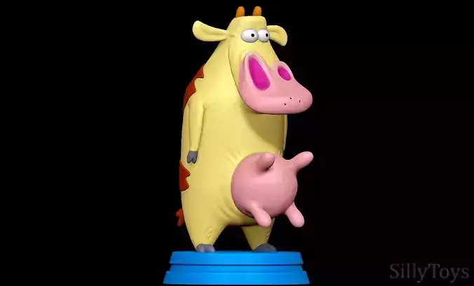 Cow - Cow and Chicken 3D print model