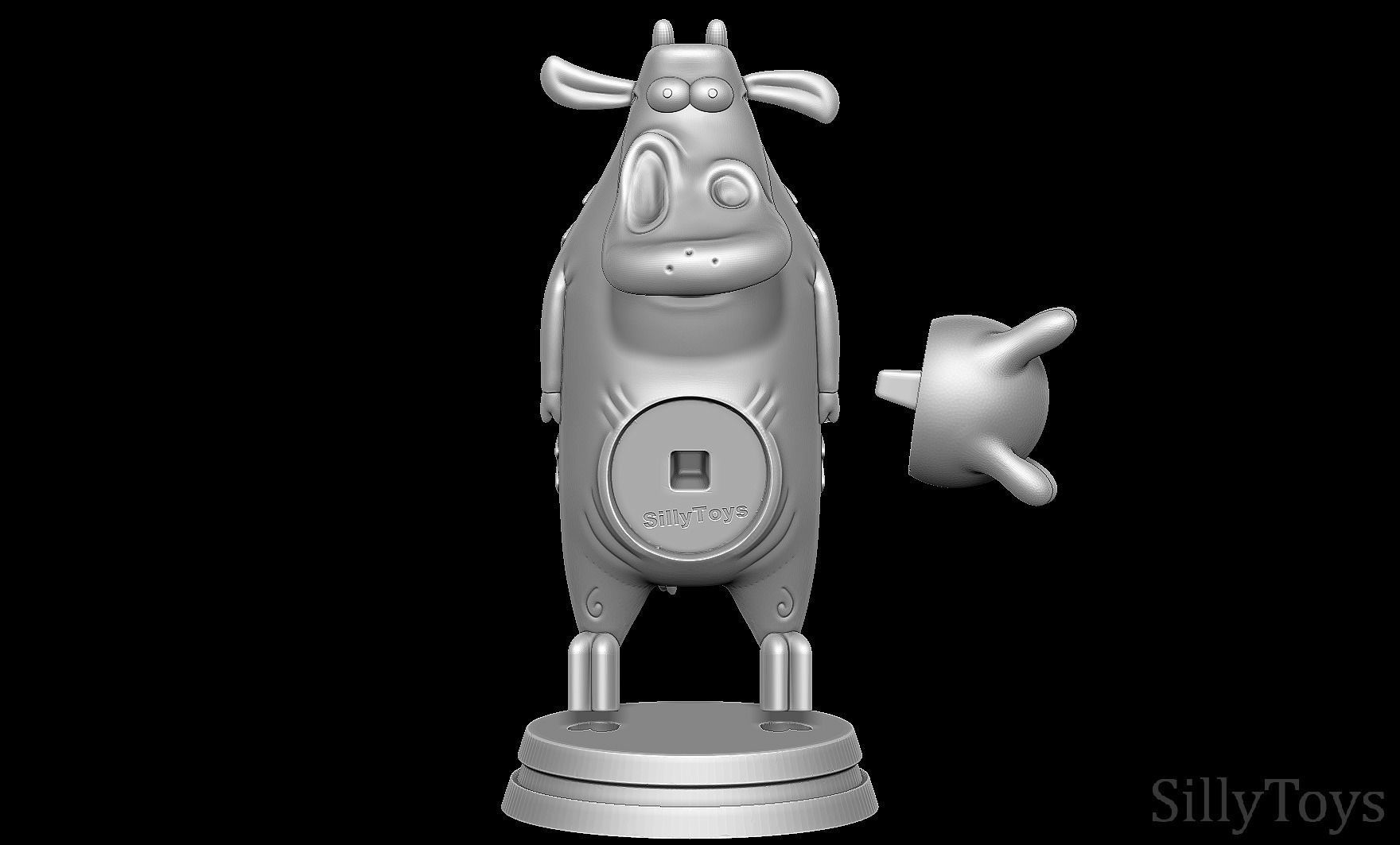 Cow - Cow and Chicken 3D print model_7