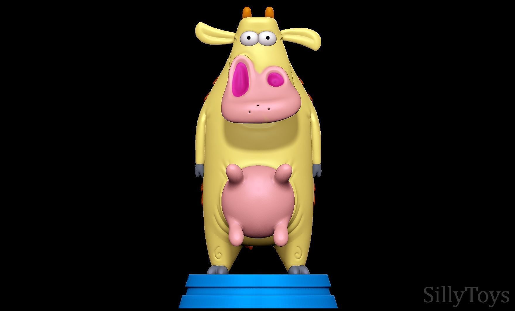 Cow - Cow and Chicken 3D print model_1