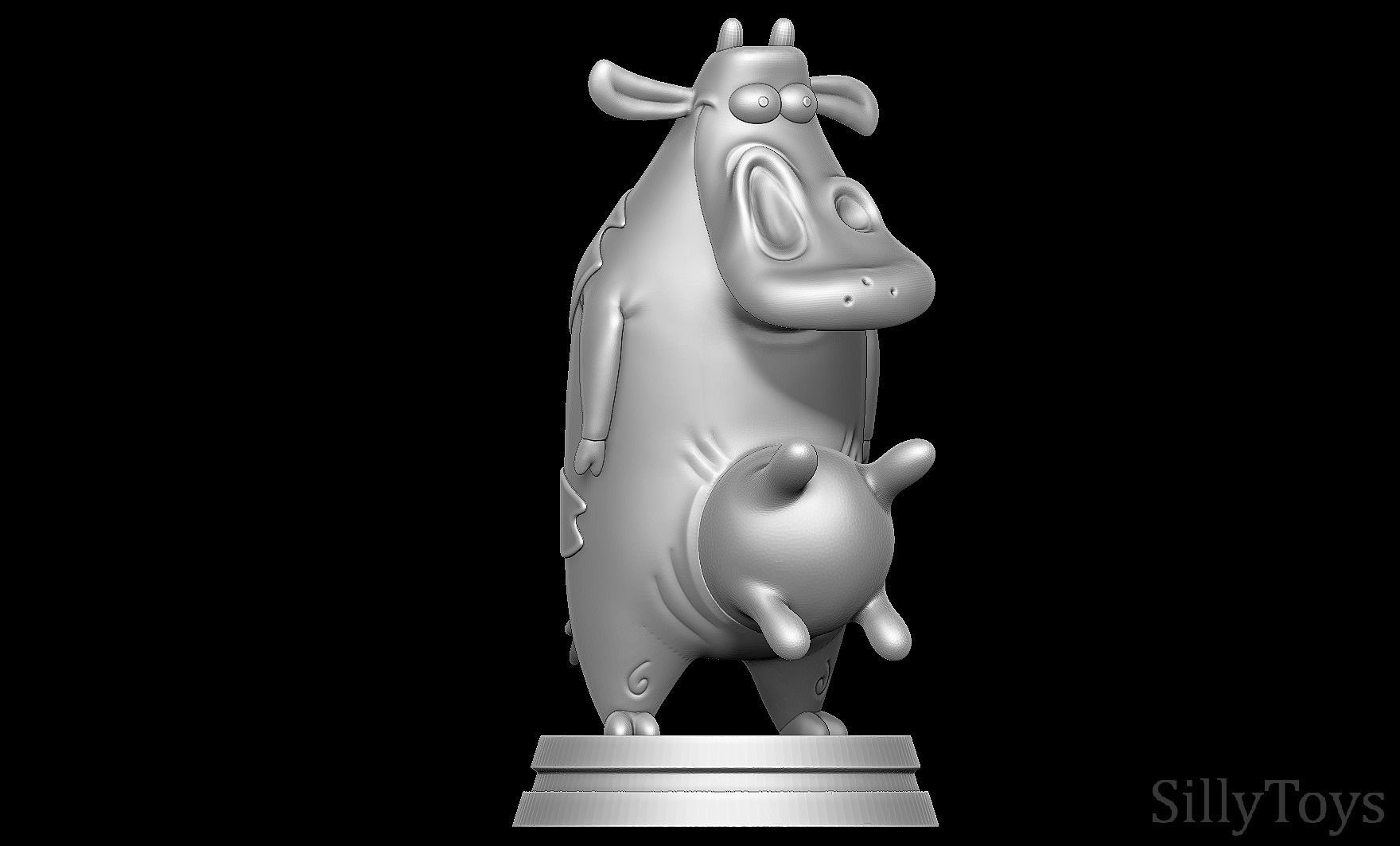 Cow - Cow and Chicken 3D print model_6