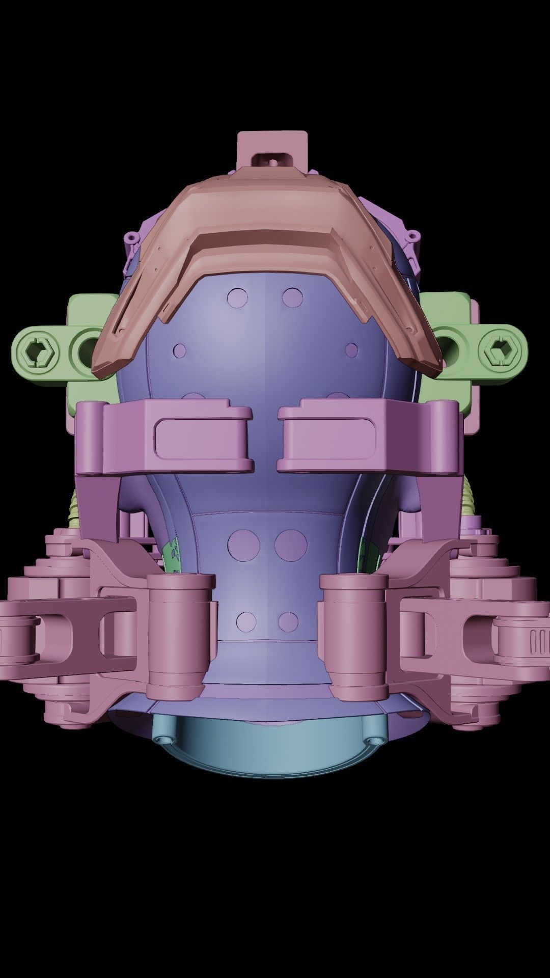 Sci-fi Character Cyborg 003 3D model_20