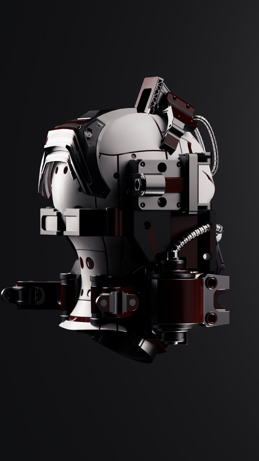 Sci-fi Character Cyborg 003 3D model_4