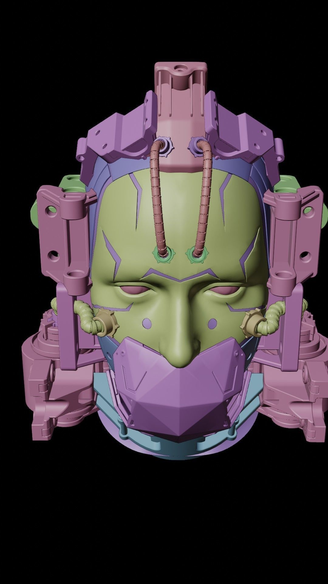 Sci-fi Character Cyborg 003 3D model_22