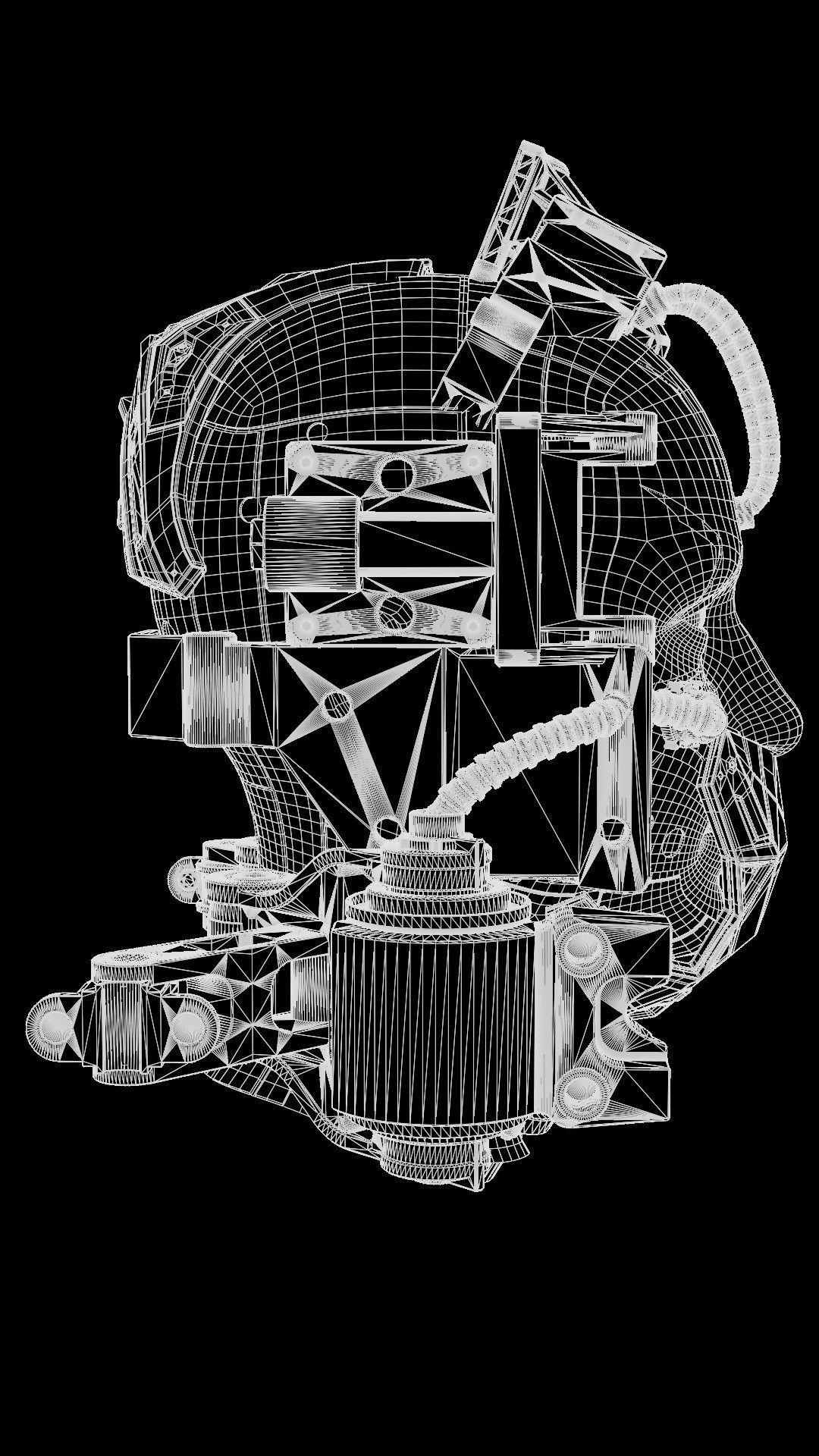 Sci-fi Character Cyborg 003 3D model_16