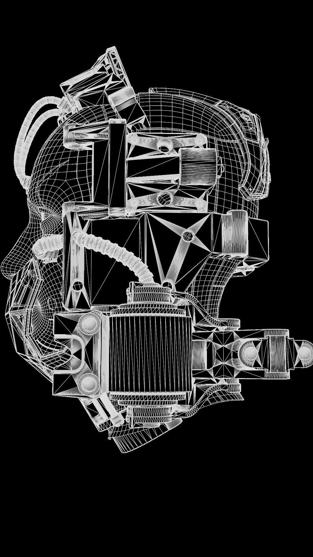 Sci-fi Character Cyborg 003 3D model_14