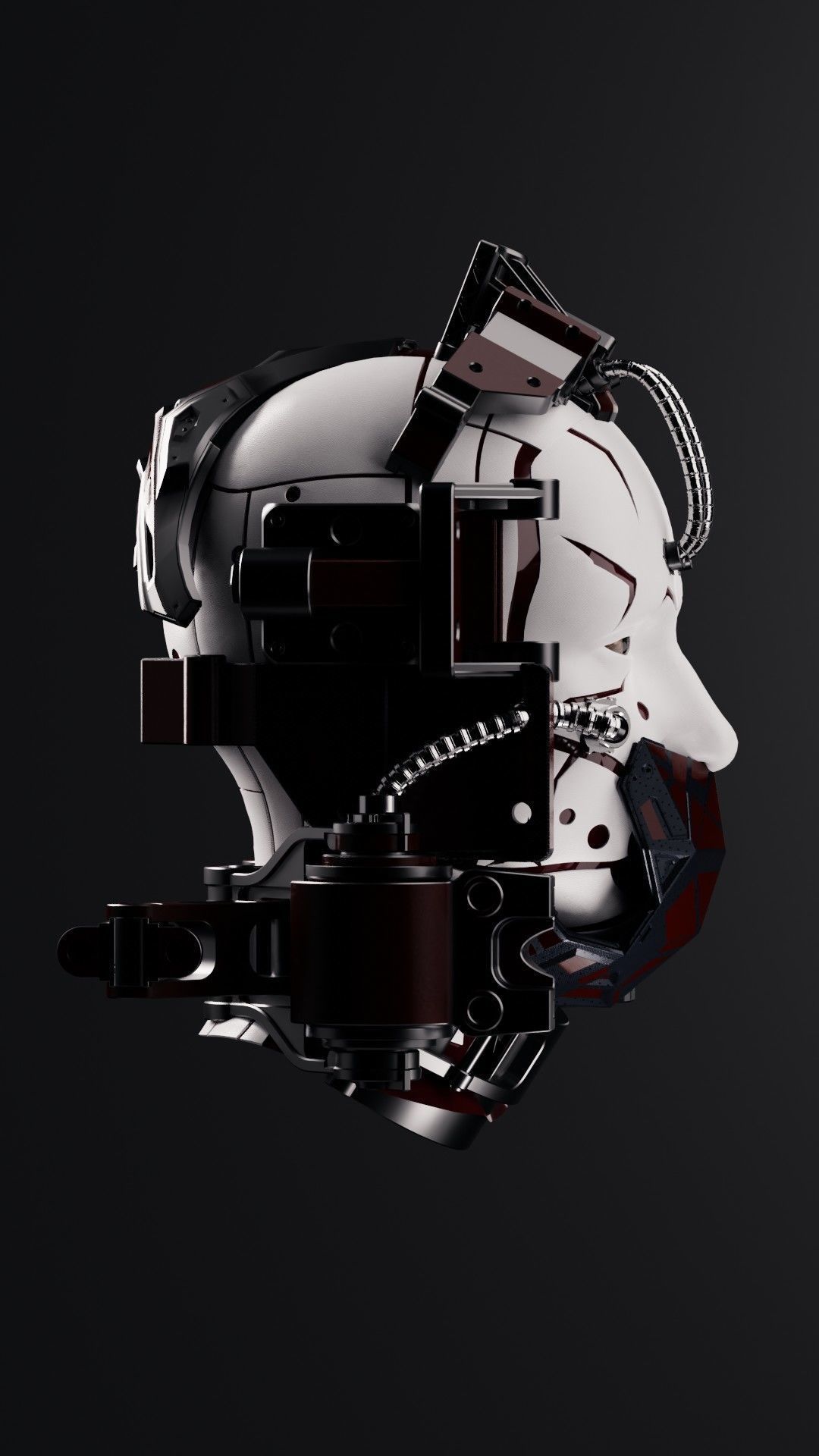 Sci-fi Character Cyborg 003 3D model_3