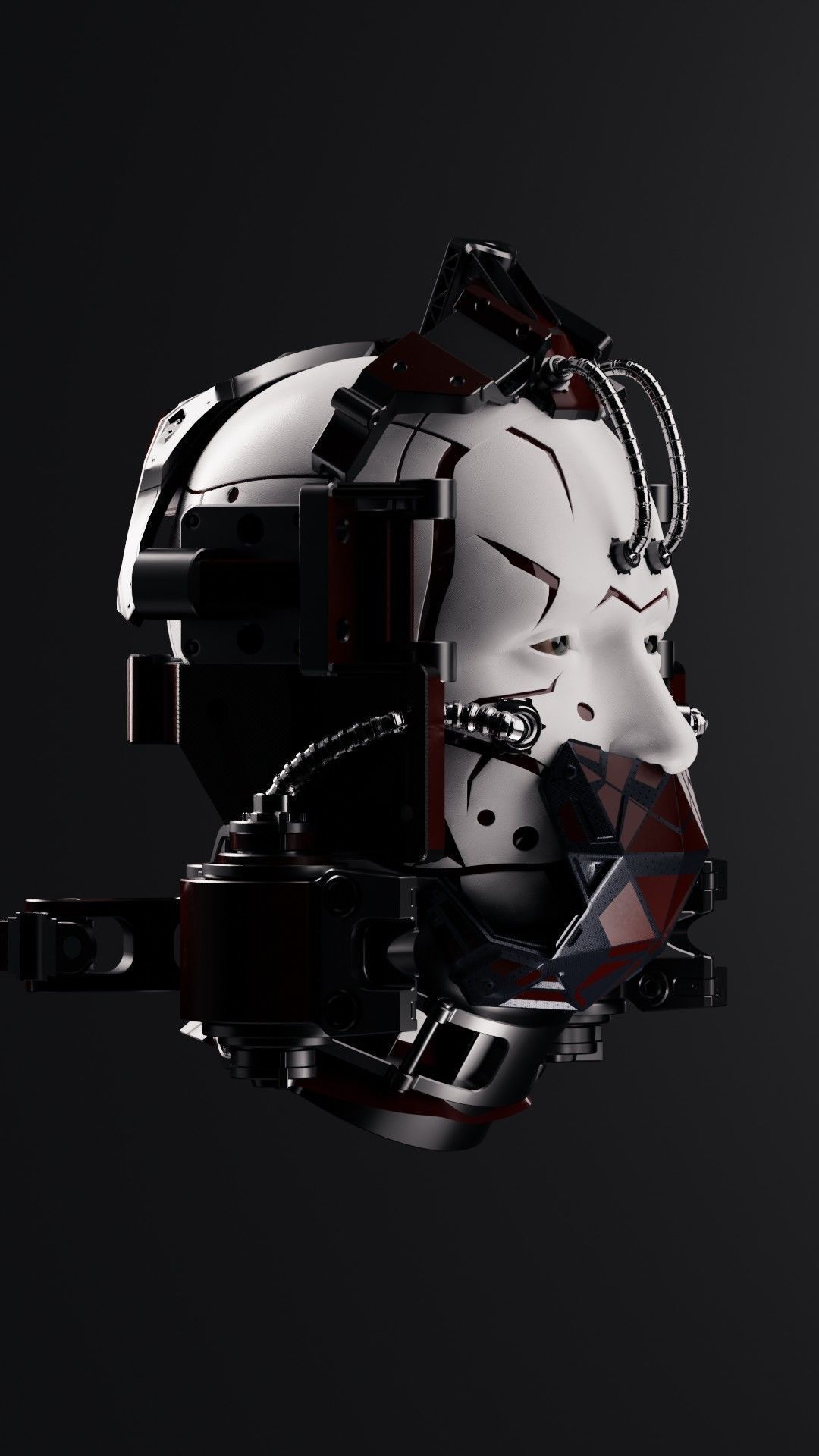 Sci-fi Character Cyborg 003 3D model_2