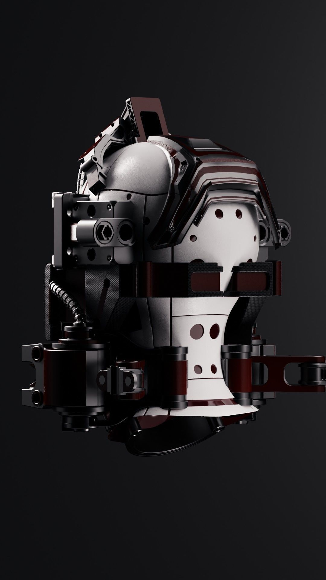 Sci-fi Character Cyborg 003 3D model_7