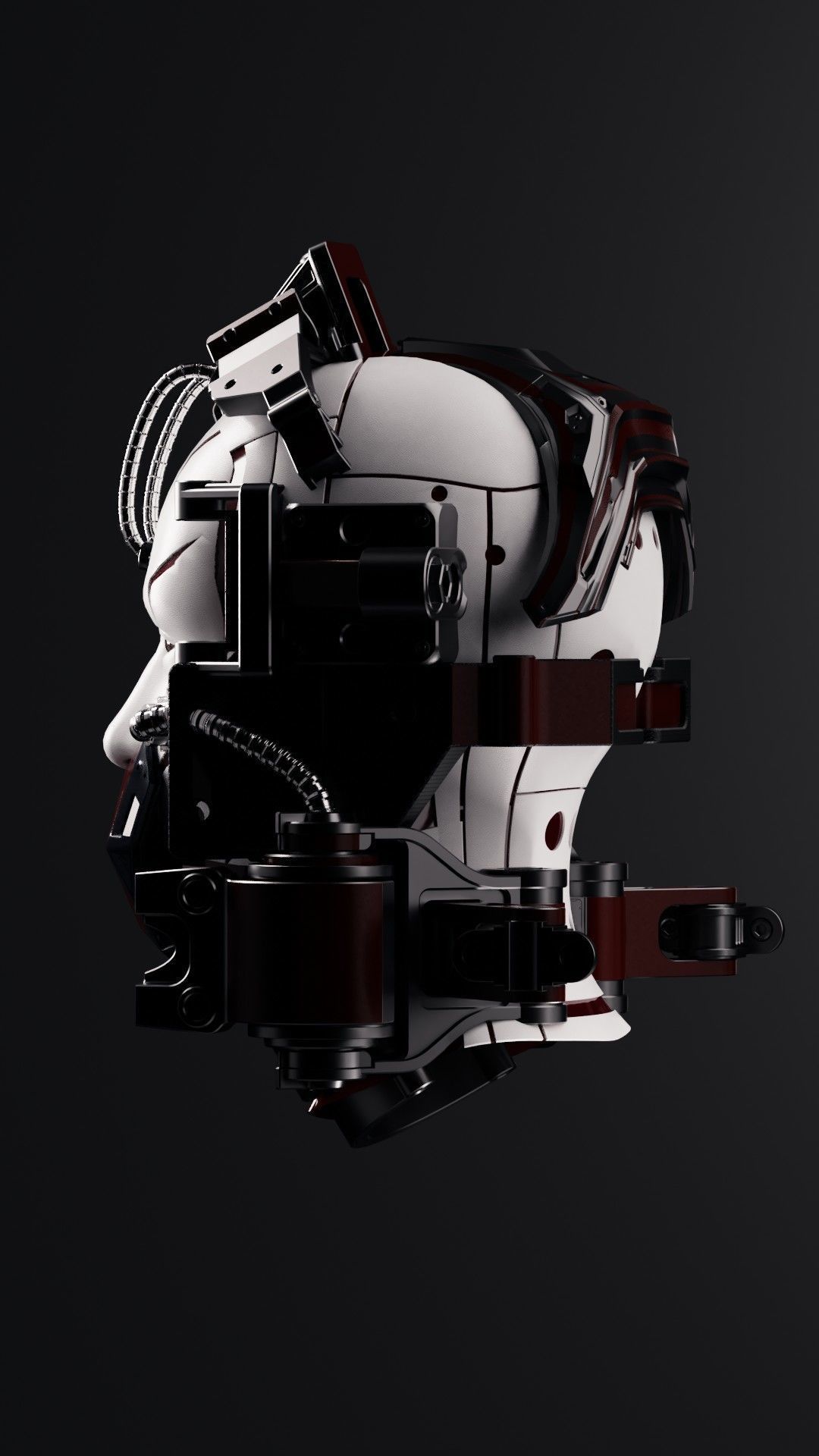Sci-fi Character Cyborg 003 3D model_8