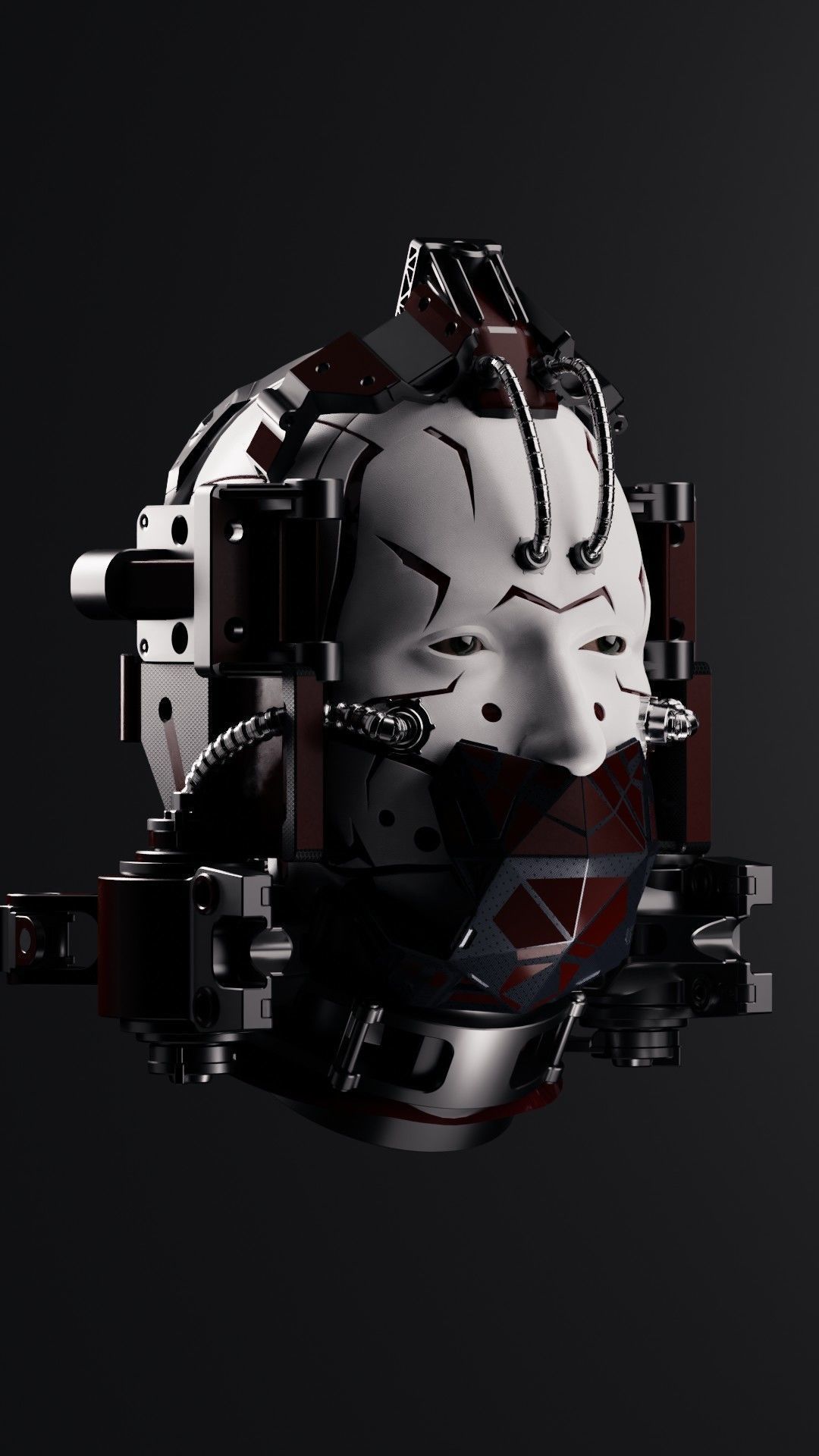 Sci-fi Character Cyborg 003 3D model_1