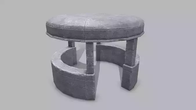 Military Bunker 5 Low-poly 3D model
