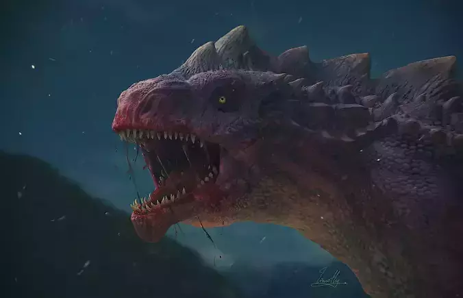 Dino Bust 3D model