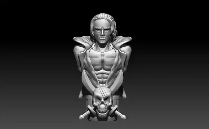Shanks bust  3D print model