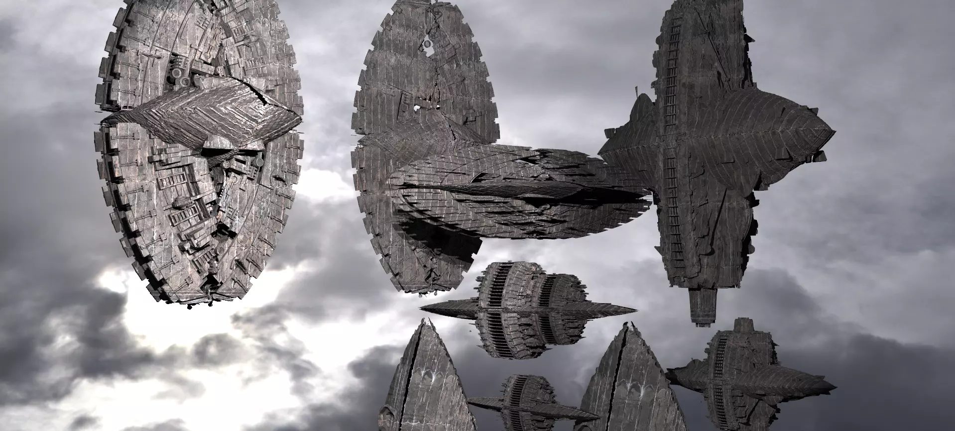 Aztec Ancient Ship Collection 3 3D model | CGTrader