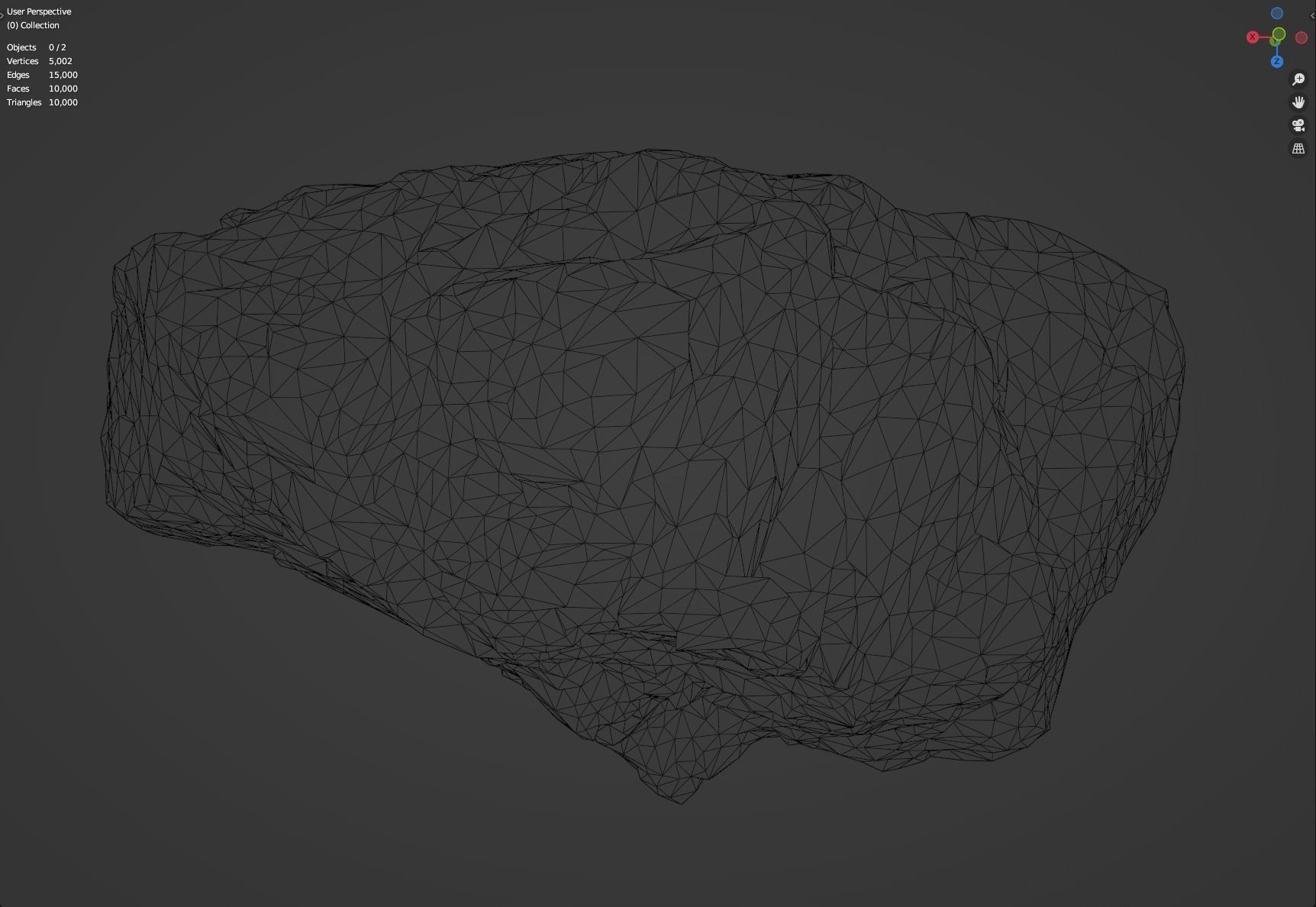 MicroFractured Quartz 1 - 8K Textures - 6 Mesh Resolutions Low-poly 3D model_10