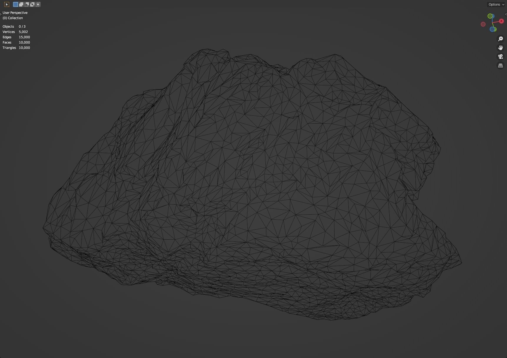 MicroFractured Quartz 1 - 8K Textures - 6 Mesh Resolutions Low-poly 3D model_3