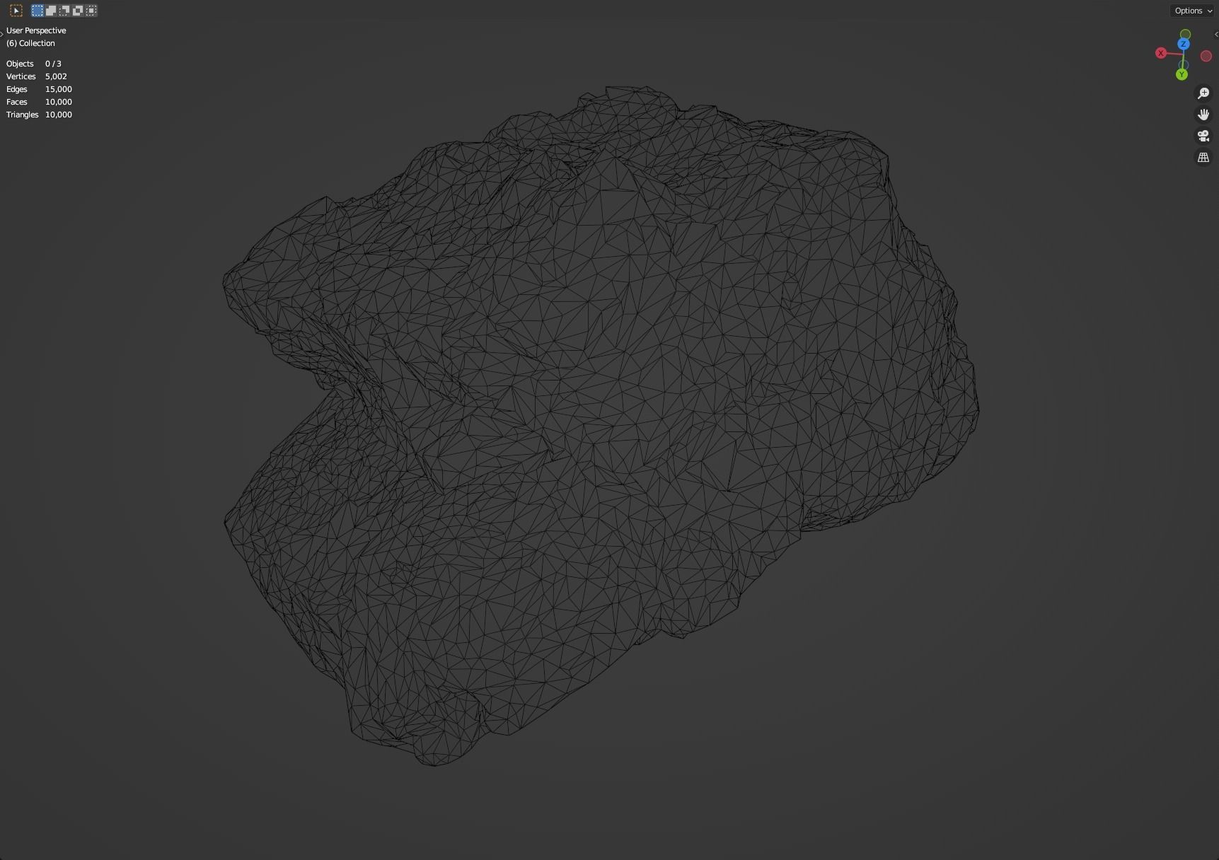MicroFractured Quartz 1 - 8K Textures - 6 Mesh Resolutions Low-poly 3D model_1