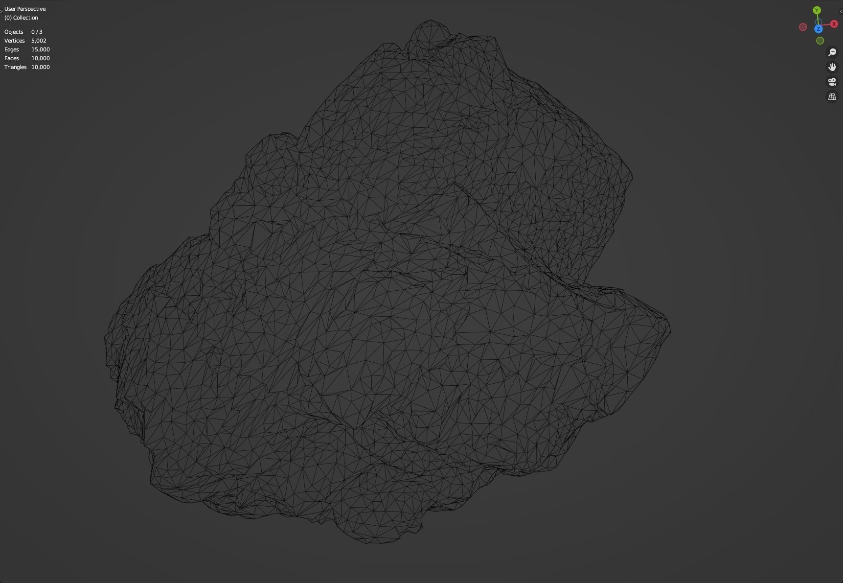 MicroFractured Quartz 1 - 8K Textures - 6 Mesh Resolutions Low-poly 3D model_6