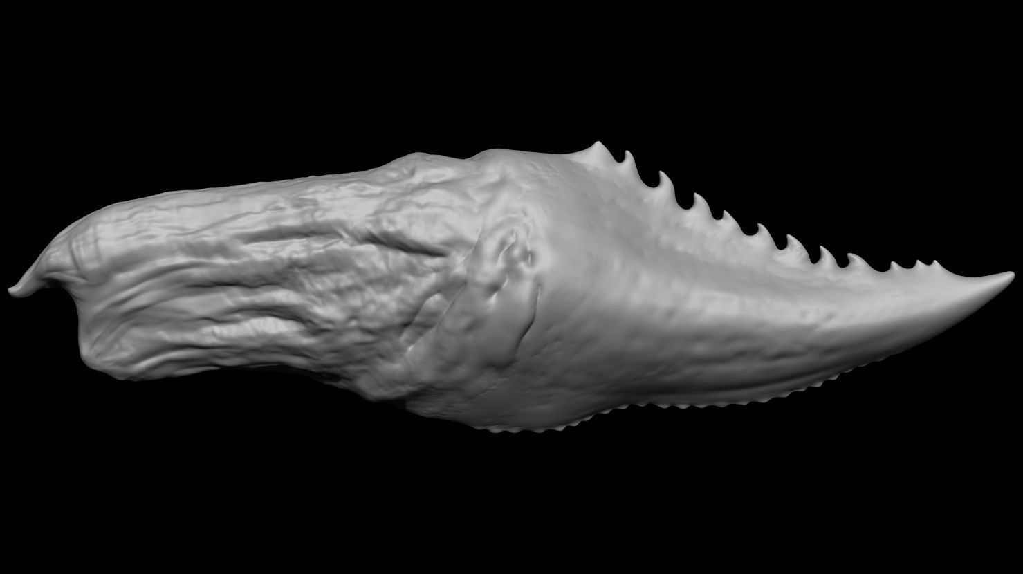 3D PRINTABLE DAY SHIFT MOVIE EXTRACTED VAMPIRE FANGS 3D print model_4