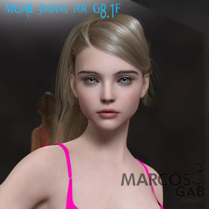 MGAB Johana for Genesis 81 Female 3D model