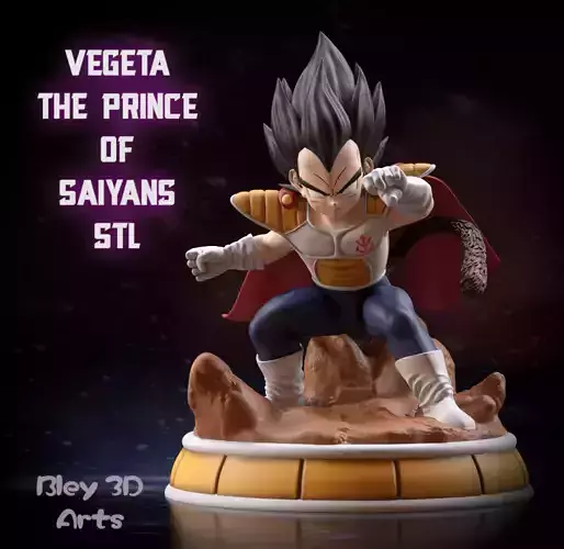 Kid Vegeta STL 3D print model