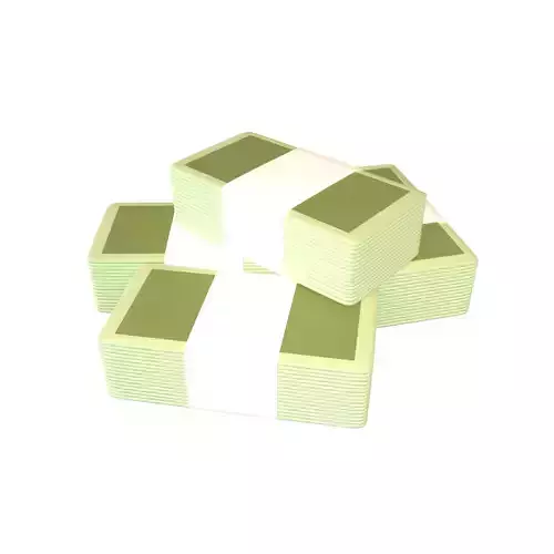 Bundles Of Cartoon Money V2 001 Low-poly 3D model