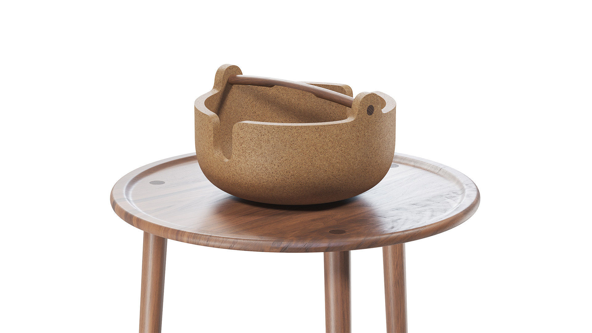 Companions Bedside Table  3D model_2