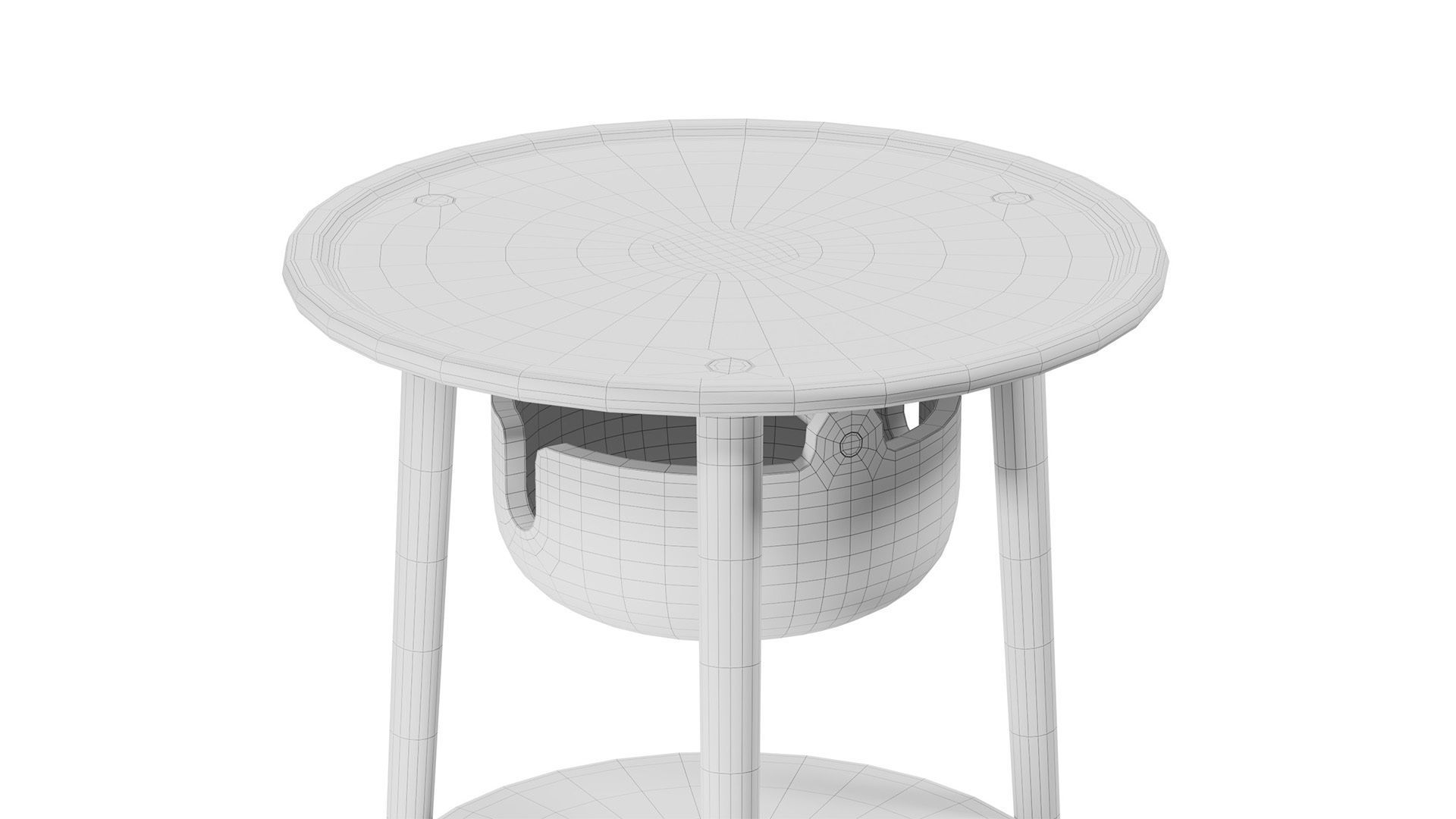 Companions Bedside Table  3D model_5