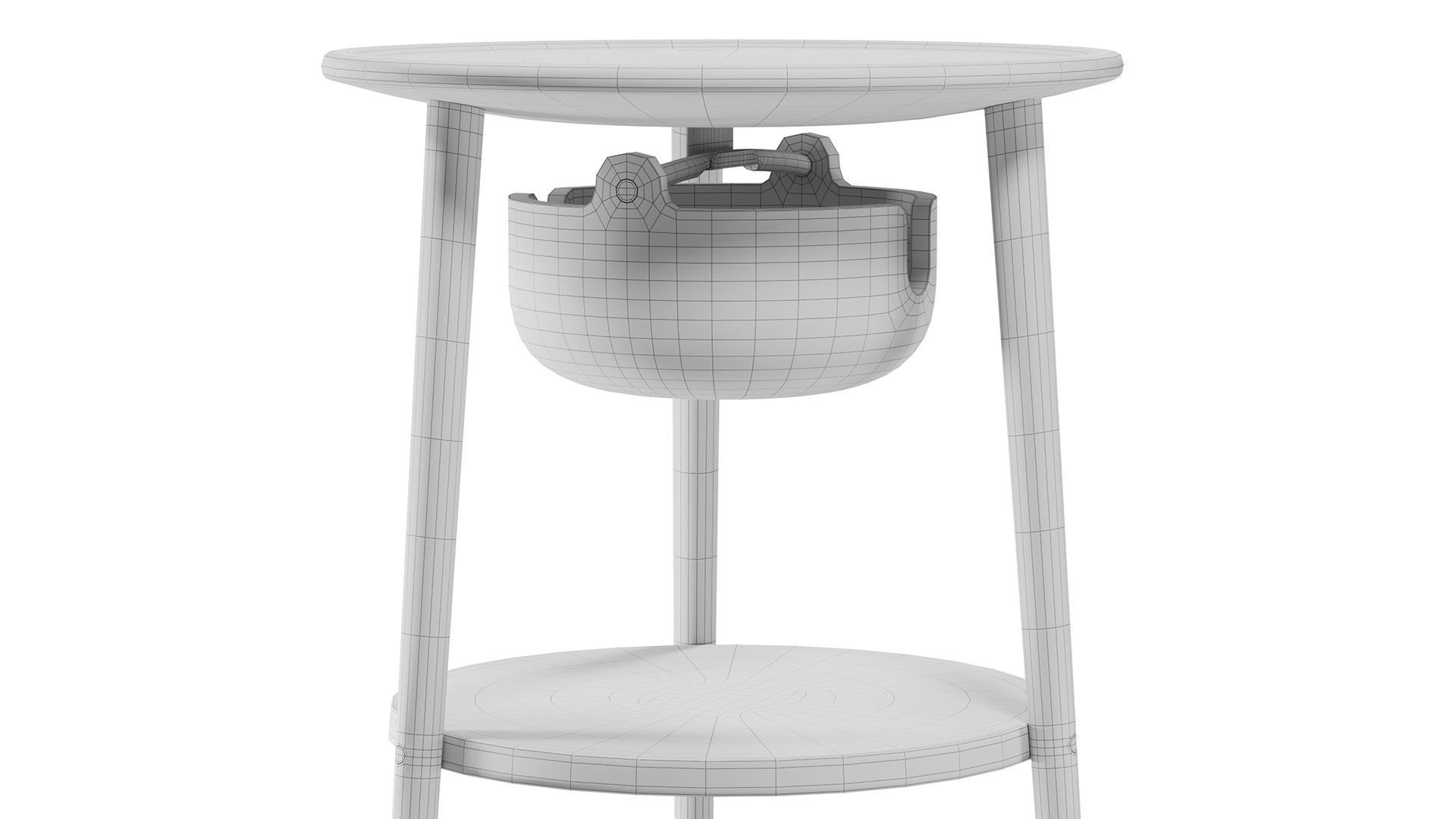 Companions Bedside Table  3D model_7