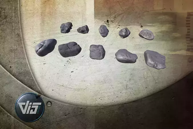 Scanned Stones Collection 01 - High Detail