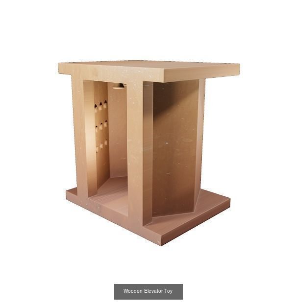 CHILDREN WOODEN TOYS PACK  3D Model Collection_4