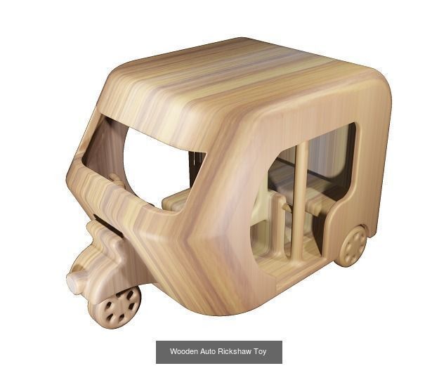 CHILDREN WOODEN TOYS PACK  3D Model Collection_2