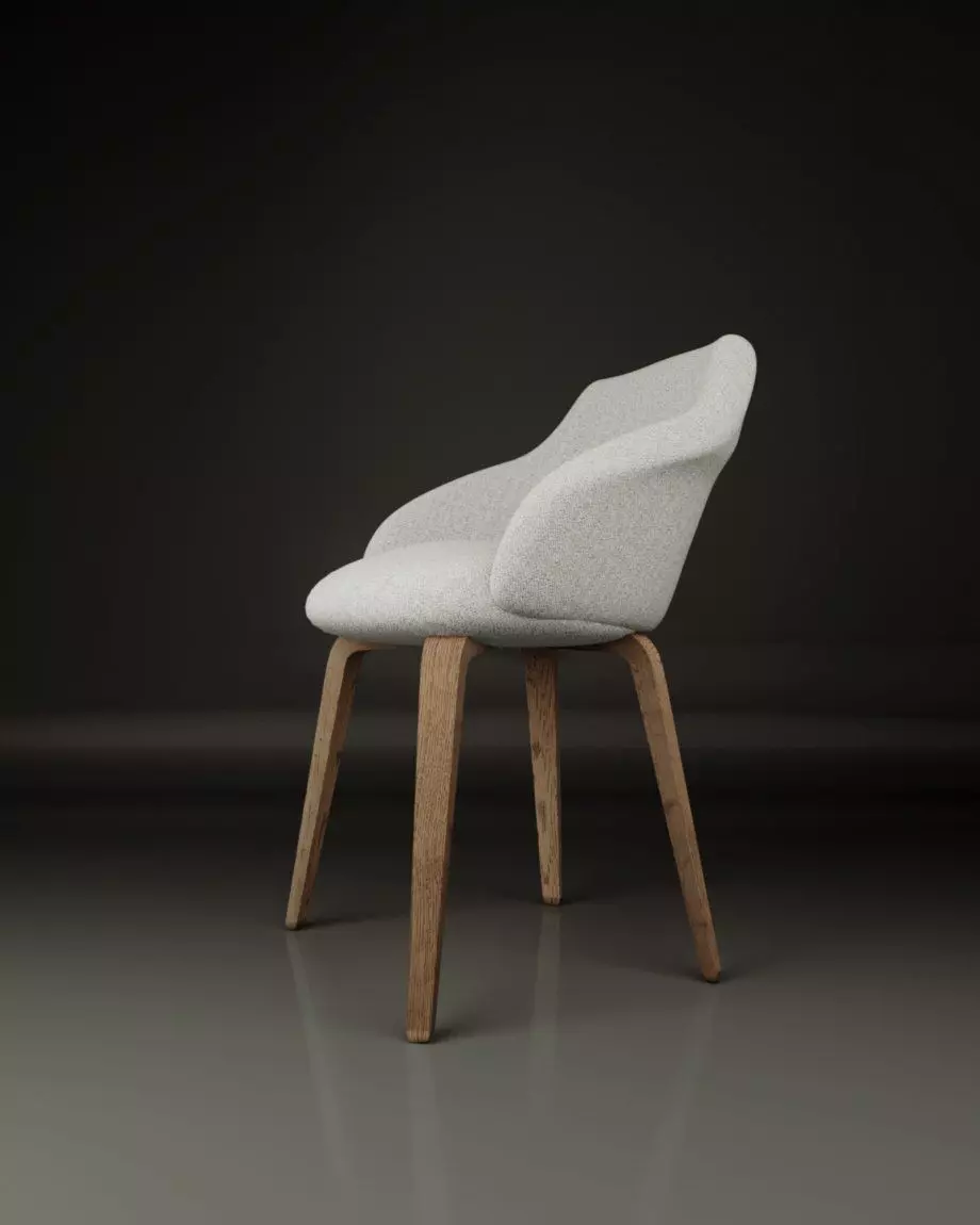 modern chair 3D model_0
