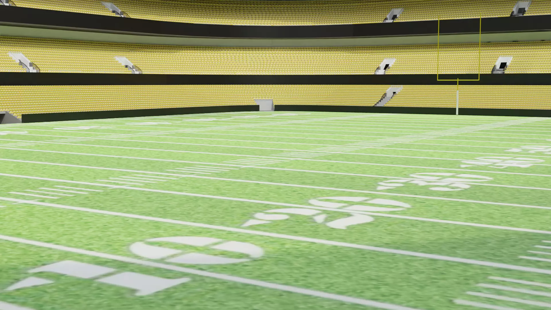 Nfl American Stadium Low-poly 3D model