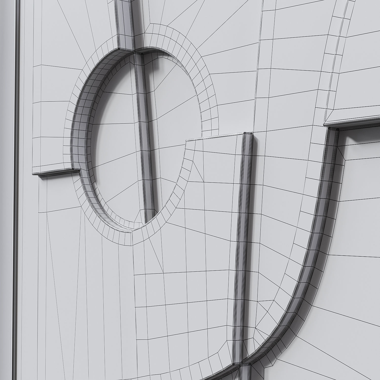 Geometric Canvas Wall Art 3D model_4