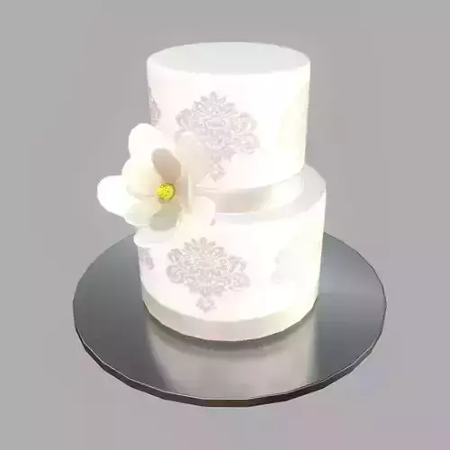 Magnolia Wedding Cake