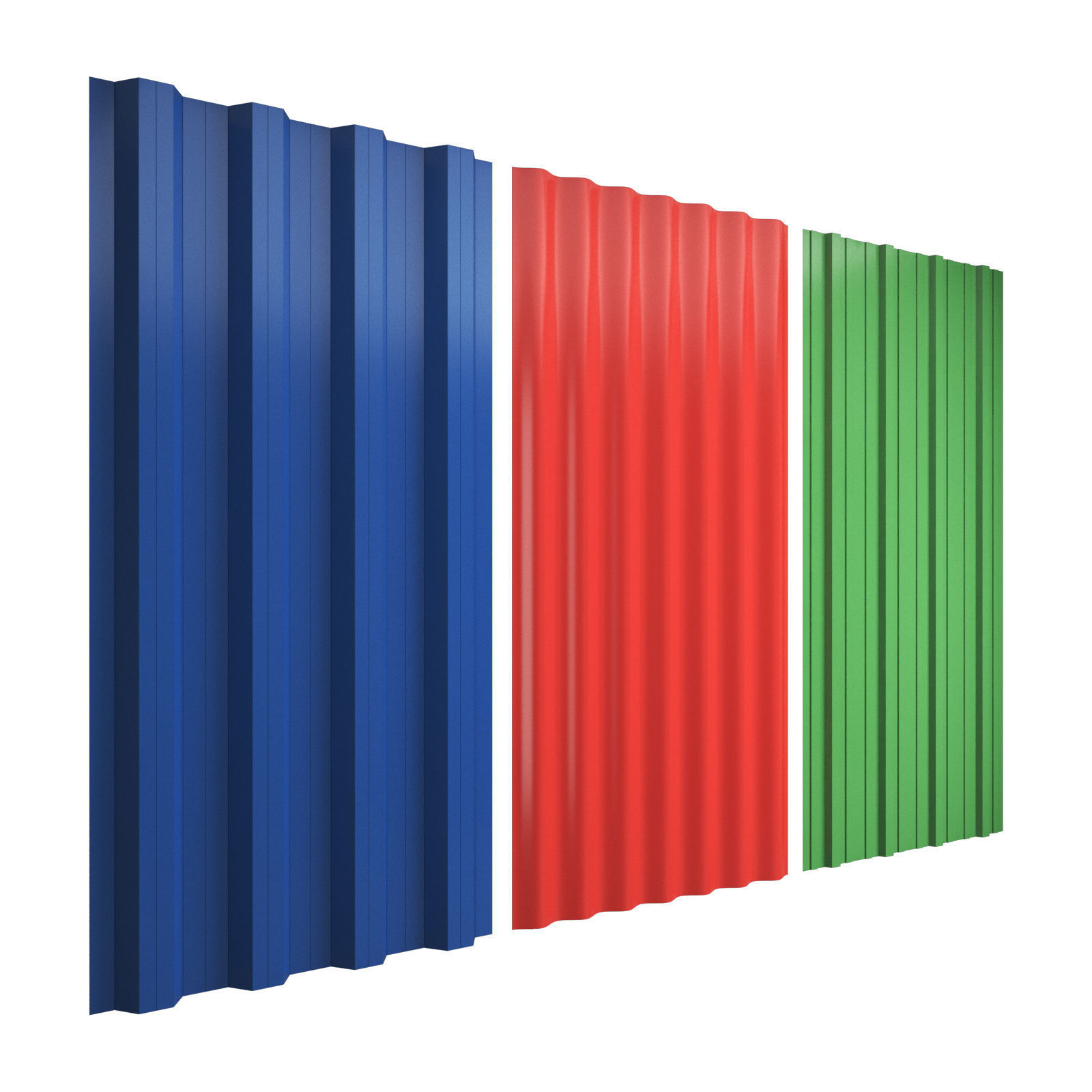 Galvanized iron sheet GI Sheet 3D model_2