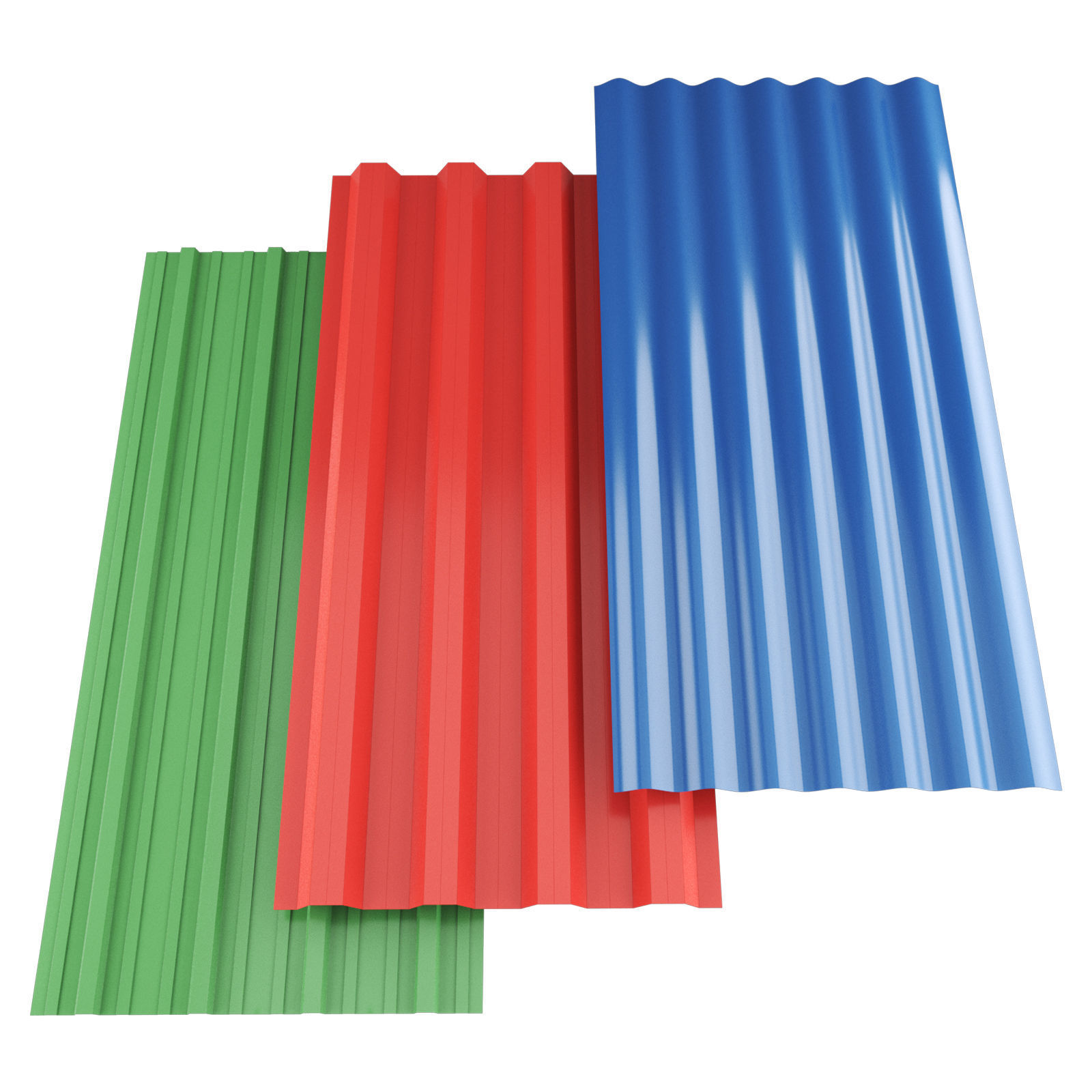 Galvanized iron sheet GI Sheet 3D model_3