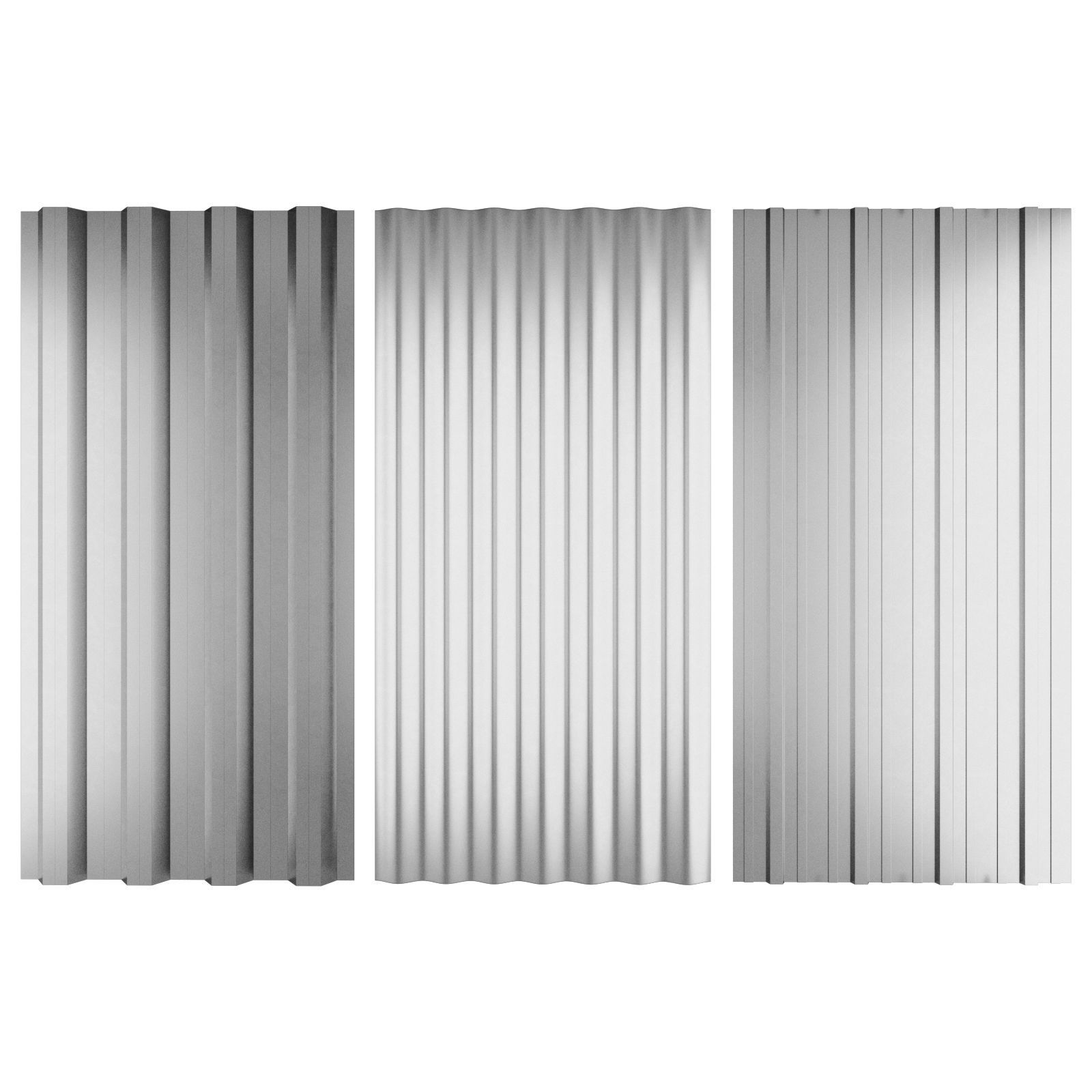 Galvanized iron sheet GI Sheet 3D model_1