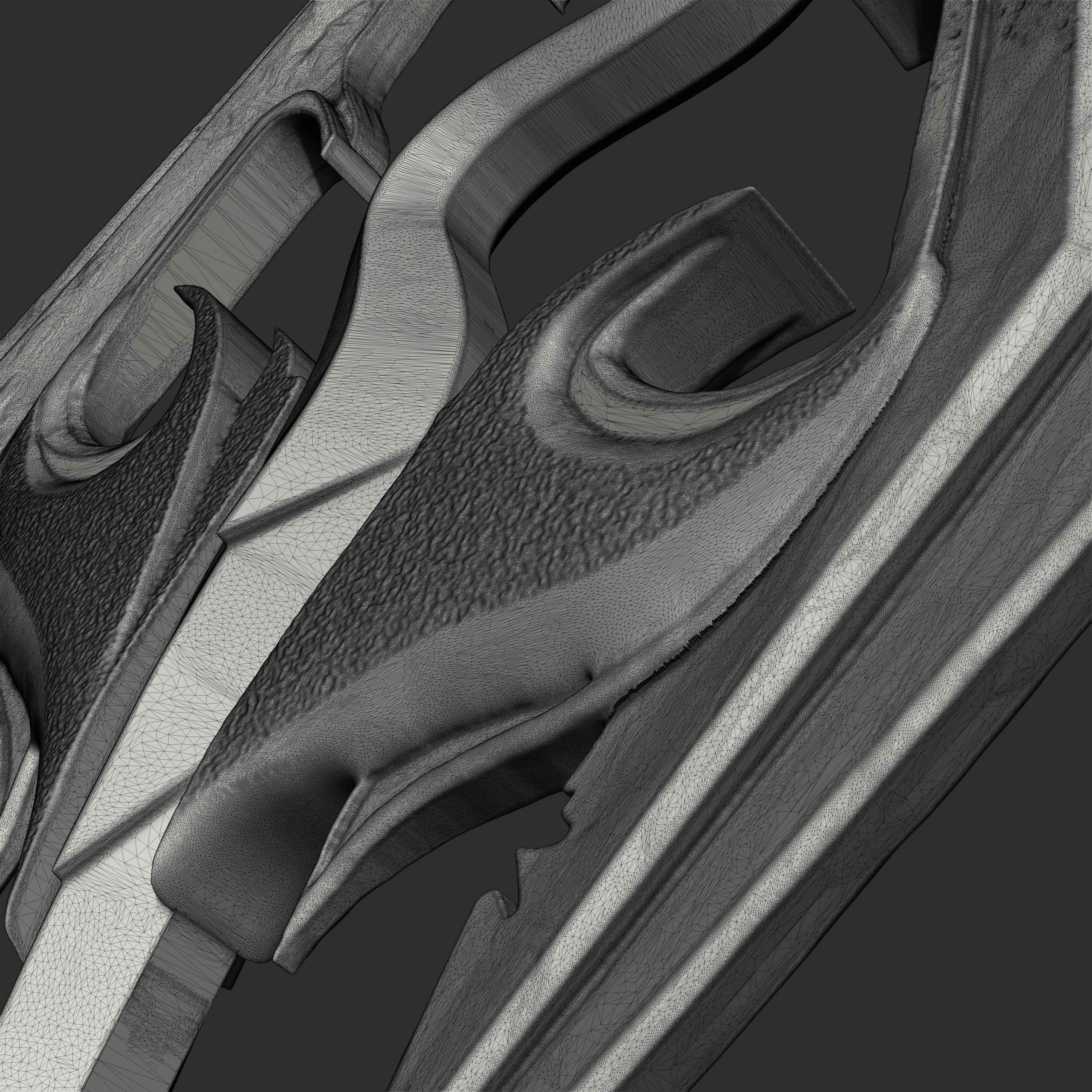 Skyrim elder scrolls logo 3D print model_33