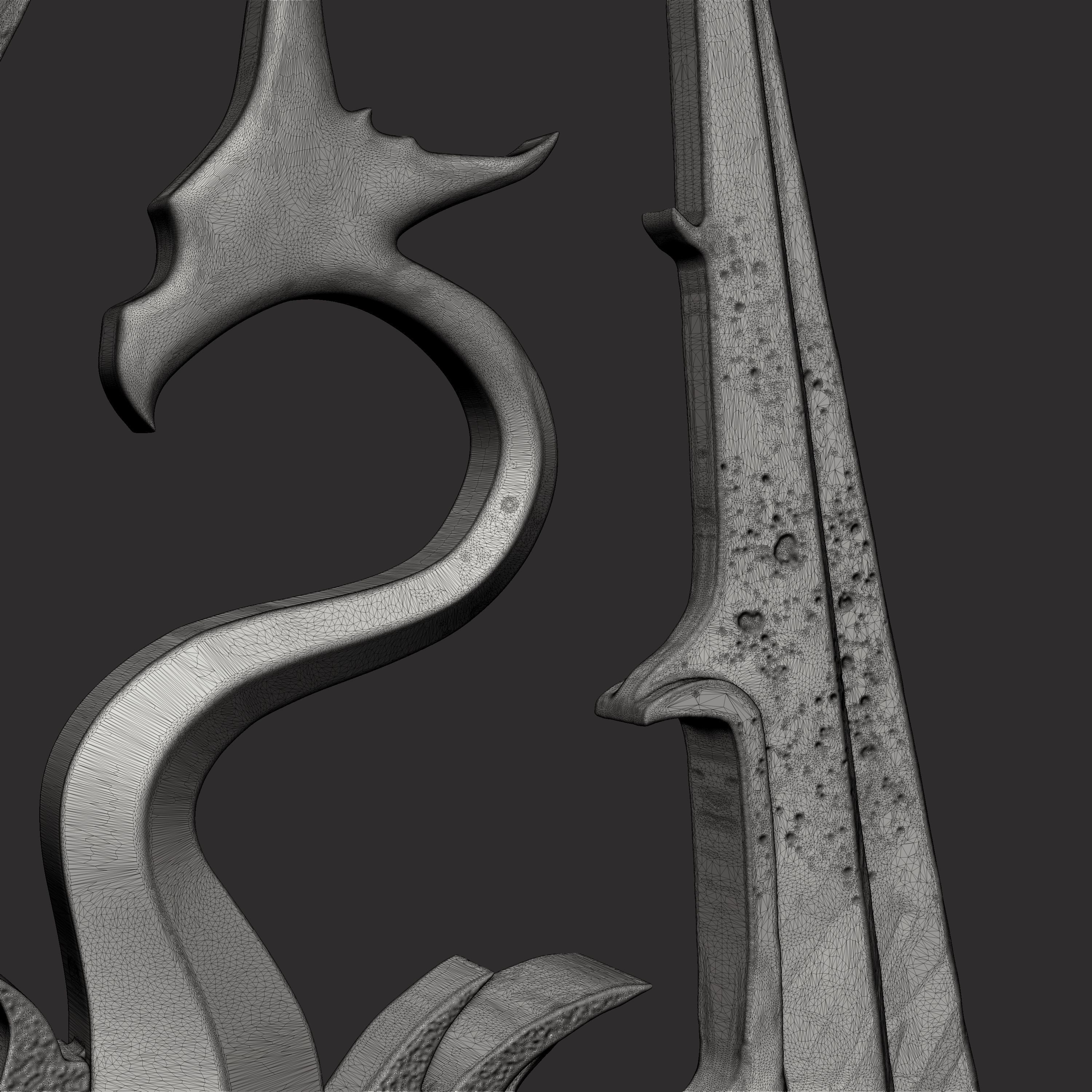 Skyrim elder scrolls logo 3D print model_24