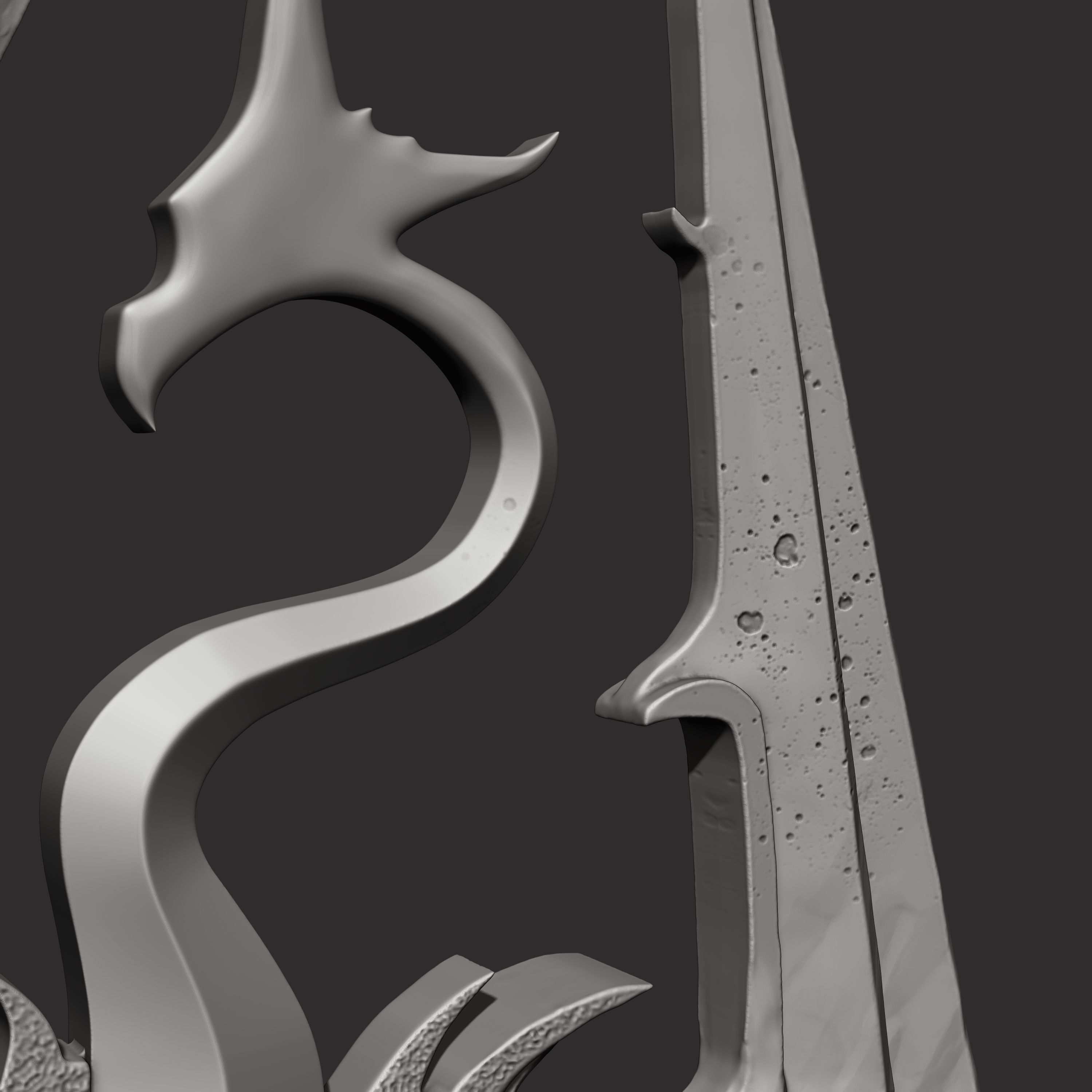 Skyrim elder scrolls logo 3D print model_23