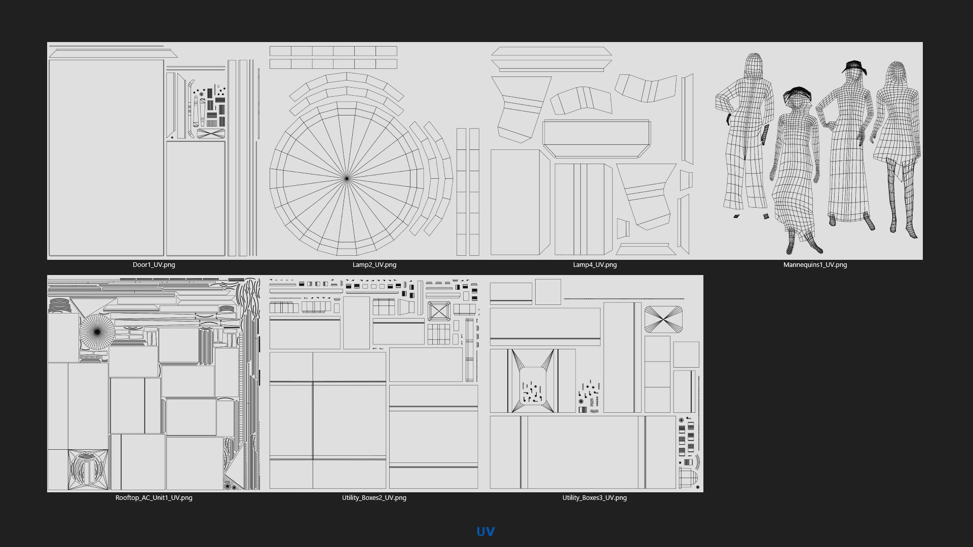 Building 28 Low-poly 3D model_17